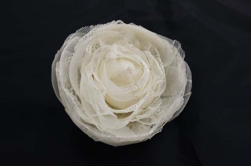 Bridal Accessories: Handmade Flower featuring Gelmor Lace by M&S Schmalberg made NYC, NY