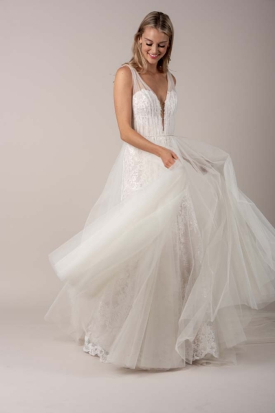 Bridal Gowns: Modern Trousseau featuring Gelmor Lace