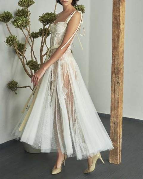 Bridal Gowns: Trista dress featuring Lace and Tulle from Gelmor Lace