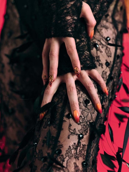 Gelmor lace wiederhoeft ready to wear ss21 black lace