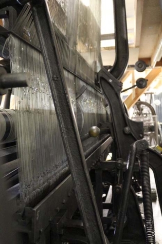 Threading of Leavers Loom - Jean Bracq 