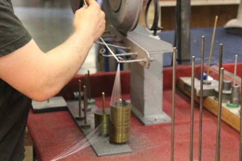 Threading of Leavers Loom - Jean Bracq 