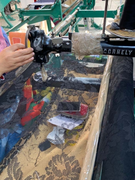 Lyon Lace Cording Process